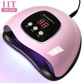 UV Light for Nails, 48W UV LED Nail Lamp for Gel Polish, Fast Nail Dryer with Automatic Sensor, 3 Timer Setting, Small and Portable