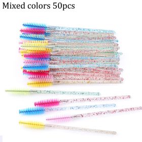 New Professional Eyebrow Brush Mascara Stick Wand Applicator Eye Lashes Extension Tool Cosmetic Brushes Set Beauty Makeup Tools (Color: 19)